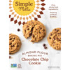 Simple Mills, Naturalmente sin gluten, galletas crujientes, viruta de chocolate, 5.5 oz (156 g)