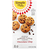 Simple Mills, アーモンドパウダークッキー、ザクザクした食感、チョコレートチップ、156g(5.5オンス)