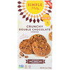 Simple Mills, خال من الغلوتين بشكل طبيعي، كعك مقرمش، الشوكولا مزدوجة، 5.5 أوقية (156 غرام)