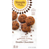 Simple Mills, Natürliche glutenfreie, knusprige Kekse, doppelte Schokolade, 155 g
