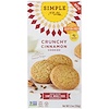 Simple Mills, 天然グルテンフリー、クランチークッキー、シナモン、5.5 oz (156 g)