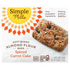 Simple Mills, Soft-Baked Almond Flour Bars, Spiced Carrot Cake, 5 Bars,  1.19 oz (34 g) Each
