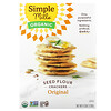 Simple Mills, Organic Seed Flour Crackers, Original, 4.25 oz (120 g)