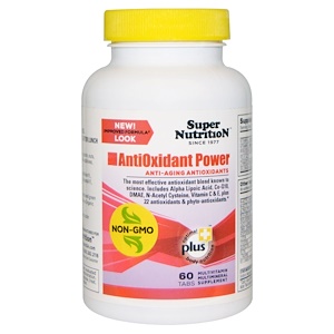 Отзывы о Супер Нутришэн, AntiOxidant Power, 60 Tablets