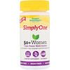 SimplyOne, мультивитаминная добавка тройного действия для женщин старше 50 лет, без железа, 30 таблеток