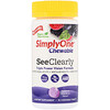 SimplyOne, See Clearly, Triple Power Vision Formula, Wild-Berry Flavor, 30 Chewable Tablets