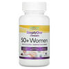 Super Nutrition‏, SimplyOne، للنساء بعمر 50 عامًا فأكثر، متعدد الفيتامينات + أعشاب داعمة، بنكهة التوت البري، 90 قرصًا قابل للمضغ