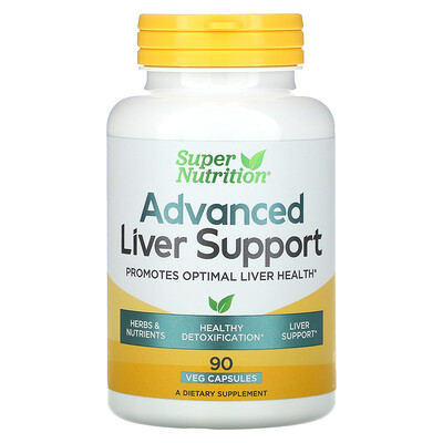 Super Nutrition Advanced Liver Support, 90 Veg Capsules