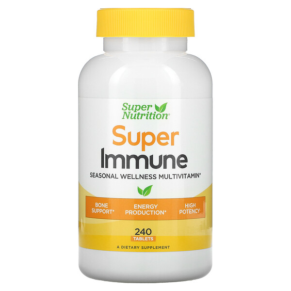 Super Immune，季节性健康多维生素，240 片