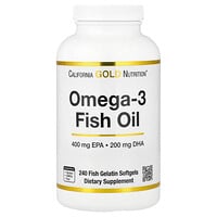 California Gold Nutrition（カリフォルニアゴールドニュートリション）, オメガ3フィッシュオイル、Vivomega（ビボメガ）トリグリセリド、1,000mg、フィッシュソフトジェル240粒