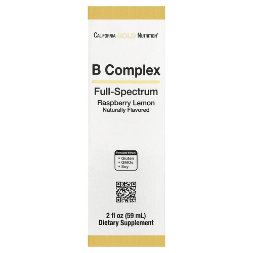 California Gold Nutrition B Complex Full Spectrum ラズベリーレモン味 液体 59ml