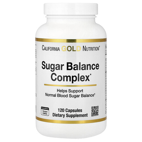 California Gold Nutrition シュガーバランスコンプレックス クロミウム配合 120粒
