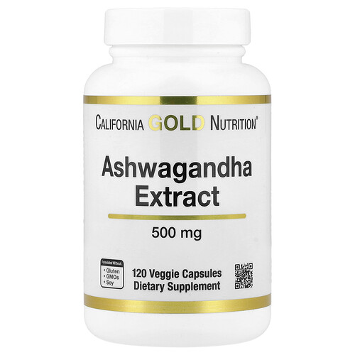 California Gold Nutrition アシュワガンダ 500mg ベジカプセル120粒