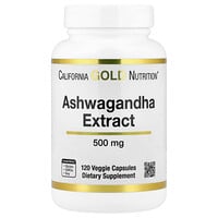 California Gold Nutrition, Ashwagandha, 500 mg, 120 Veggie Capsules