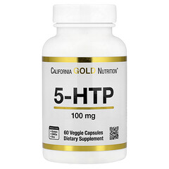 5-HTP, 100 мг, 60 веганських капсул