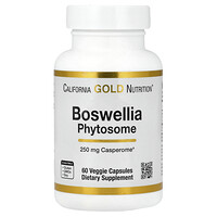 California Gold Nutrition, Boswellia Serrata fytosom med solsikkelecitin, 250 mg, 60 vegetarkapsler