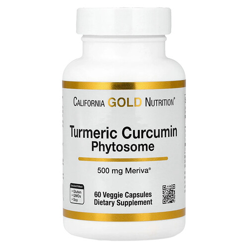California Gold Nutrition Turmeric Curcumin Phytosome Meriva® 500mg ベジカプセル60粒