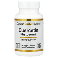 California Gold Nutrition, Quercetin Phytosome Quercefit®, Fitosoma de quercetina, 250 mg, 60 cápsulas vegetales