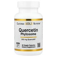 California Gold Nutrition, Kersetin Fitozomu Quercefit®, 250 mg, 60 Bitkisel Kapsül