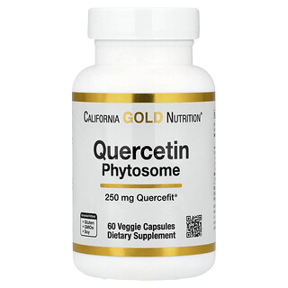 California Gold Nutrition, 五羥黃酮磷脂複合物 Quercefit®，250 毫克，60 粒素食膠囊