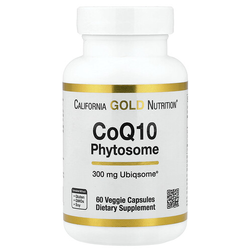 California Gold Nutrition, CoQ10 フィトソーム, 300 mg, ベジカプセル60粒