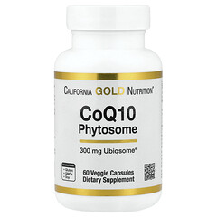 CoQ10 Phytosome, фітосоми коензиму Q10, 300 мг, 60 рослинних капсул