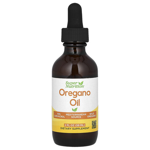 Super Nutrition Oregano Oil, 40 mg, 2 fl oz (59 ml)
