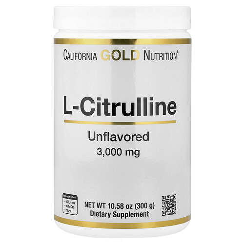 California Gold Nutrition, L-Citrullin, ohne Geschmack, 300 g (10,58 oz)