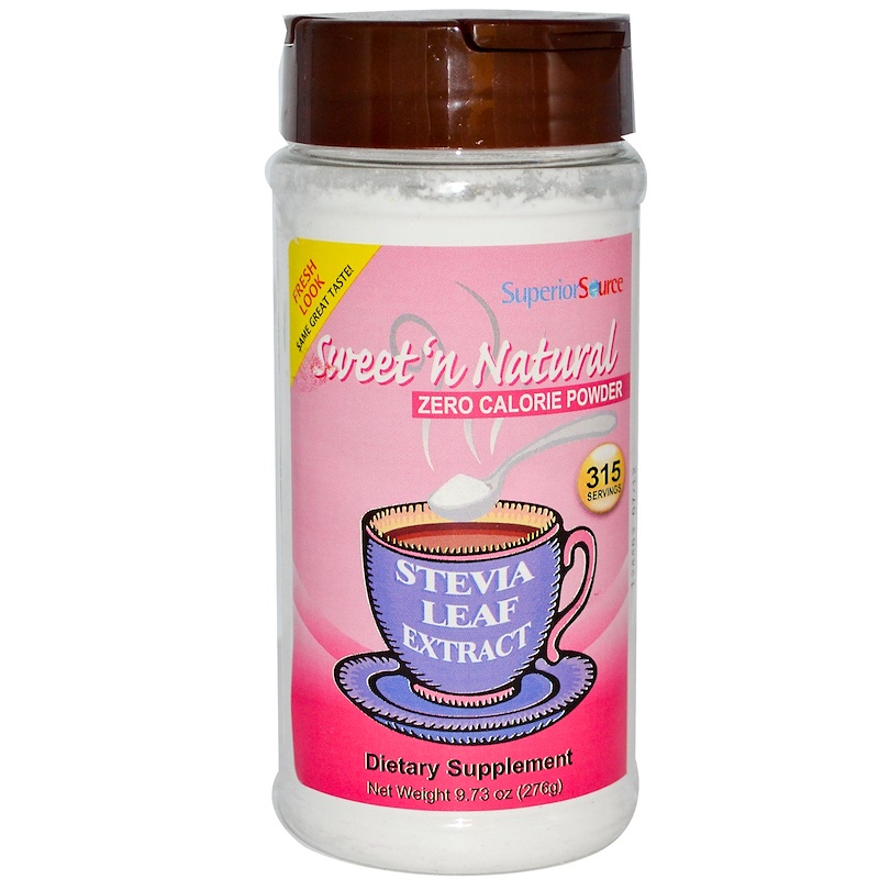Superior Source, Sweet 'n Natural, Stevia Leaf Extract, 9.73 oz (276 g