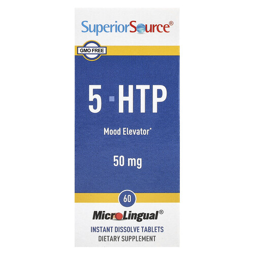 Superior Source 5-HTP, 50 mg, 60 MicroLingual® Instant Dissolve Tablets