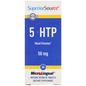 Отзывы о Супер Сорс, 5-HTP, 50 mg, 60 MicroLingual Instant Dissolve Tablets