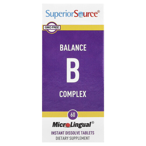Superior Source Balance B Complex, 60 MicroLingual® Instant Dissolve Tablets