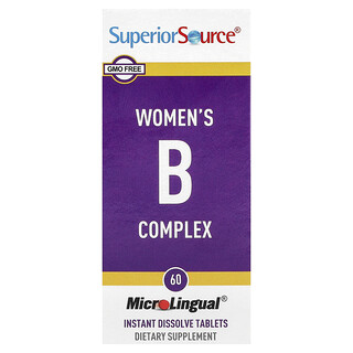 Superior Source, Women's B Complex, 60 MicroLingual® Instant Dissolve Tablets