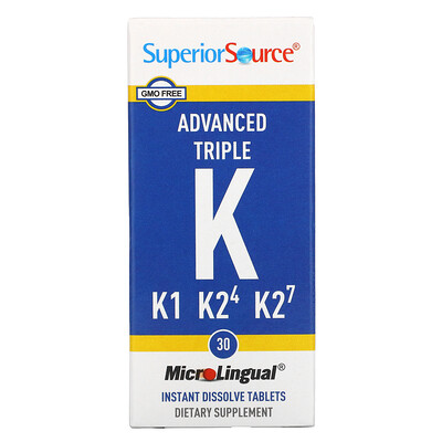 Superior Source Advanced Triple K, 30 MicroLingual Instant Dissolve Tablets