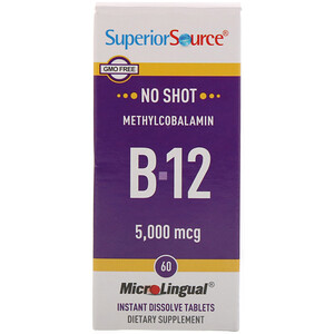 Отзывы о Супер Сорс, Methylcobalamin B-12, 5,000 mcg, 60 Tablets