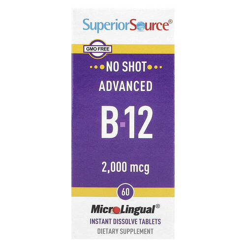 Superior Source Advanced B-12, 2,000 mcg, 60 MicroLingual® Instant Dissolve Tablets