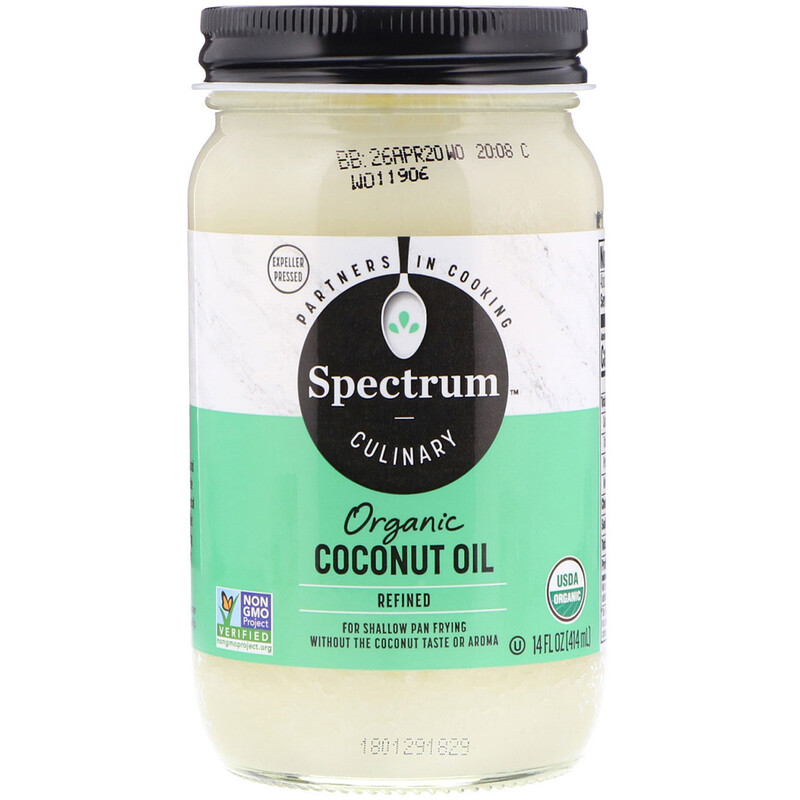 Spectrum Culinary Organic Coconut Oil Refined 14 Fl Oz 414 Ml Iherb