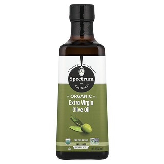 Spectrum Culinary, Huile d'olive extra vierge biologique, première pression à froid, 473 ml