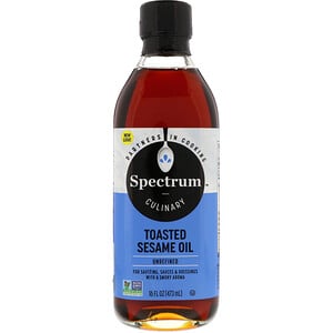 Отзывы о Спектрум Натуралс, Toasted Sesame Oil, Unrefined, 16 fl oz (473 ml)
