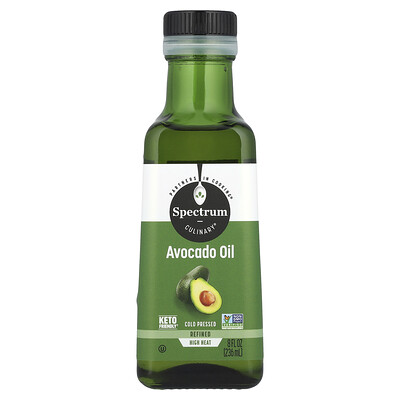 Spectrum Culinary  Avocado Oil  Cold Pressed  8 fl oz (236 ml)