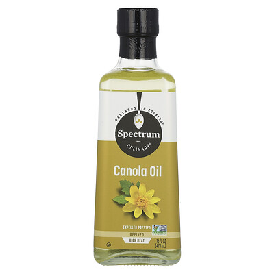 Spectrum Culinary  Canola Oil  Refined  16 fl oz (473 ml)
