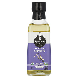 Spectrum Culinary, органічна кунжутна олія, нерафінована, 236 мл (8 рідк. унцій)