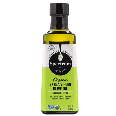 Купить Spectrum Culinary органическое оливковое масло первого холодного отжима, 375 мл (12, 7 жидких унций)