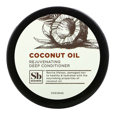 Soapbox Rejuvenating Deep Conditioner, Coconut Oil, 12 fl oz (354 ml)