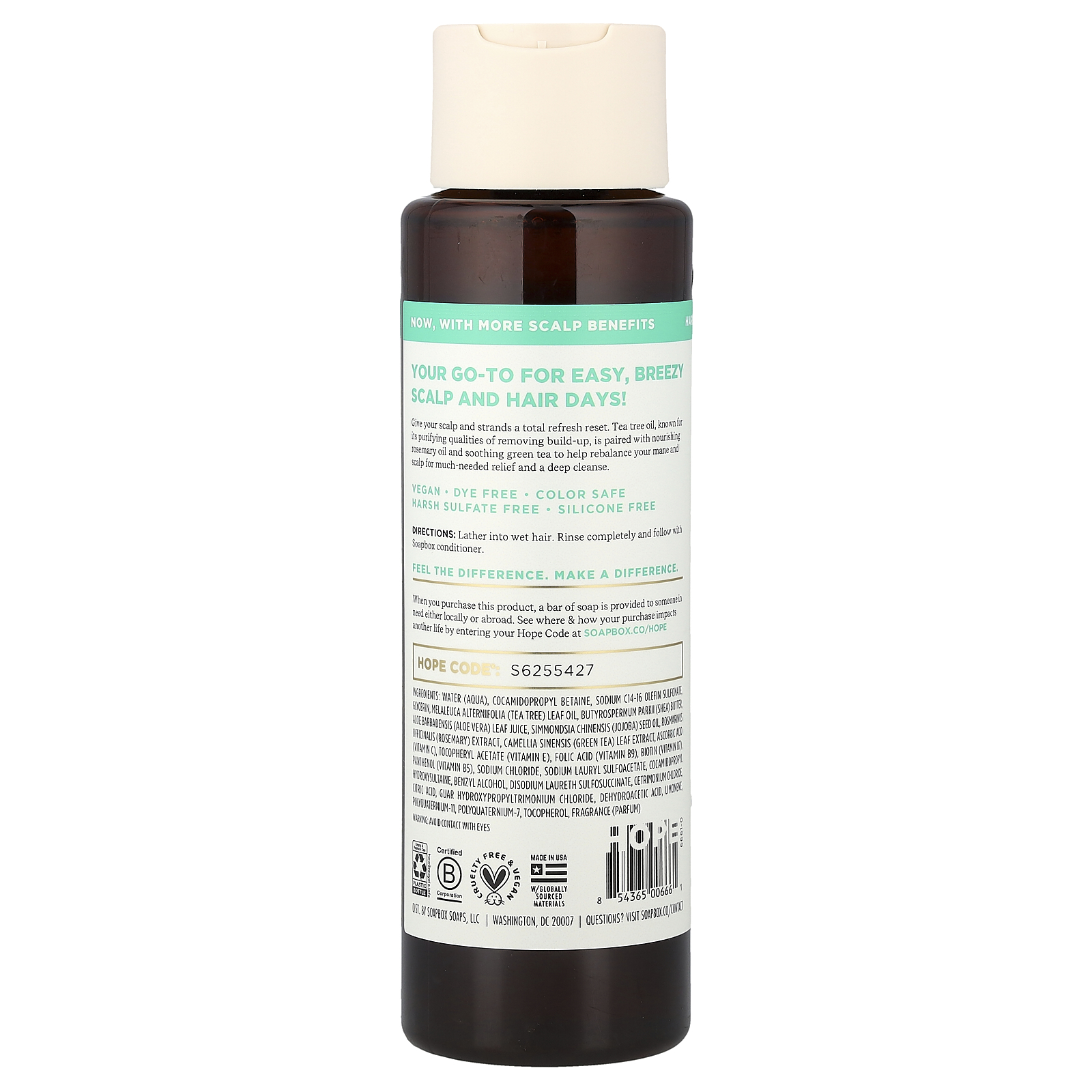 Tea Tree Tiefenreinigendes Shampoo, Reinigen & Reinigen, 16 fl oz (473 ml) - Bild 2 von 3