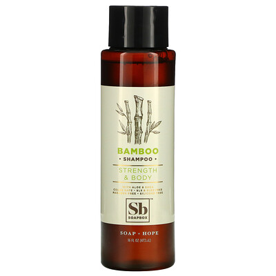 Soapbox Bamboo Shampoo, Strength & Body, 16 fl oz (473 ml)
