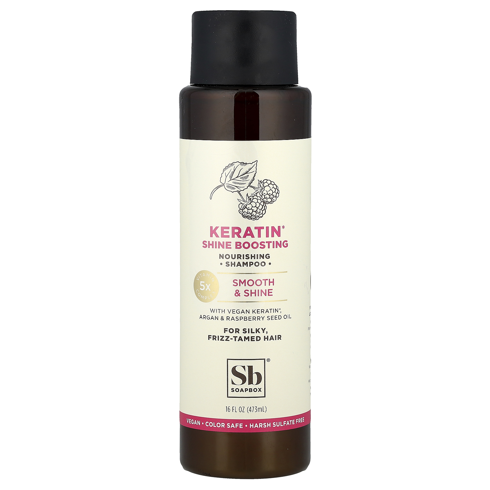 Питательный шампунь, придающий волосам керати блеск, Для шелковистых, послушных вьющихся волос, 16 мл