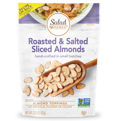 

Salad Pizazz!, Almond Toppers, Roasted & Salted Sliced Almonds, 3.25 oz (92 g)