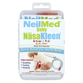 Squip, NeilMed NasaKleen, Babies & Kids Nasal-Oral Aspirator, 1 Kit