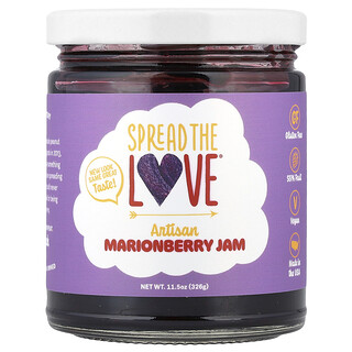 Spread The Love, Artisan Marionberry Marmelade, handwerklich hergestellte Marionbeerenmarmelade, 326 g (11,5 oz.)